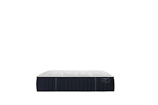 Stearns & Foster® Estate Collection Hurston Tight Top Luxury Cushion Firm Twin XL Mattress, White/Navy, rollover