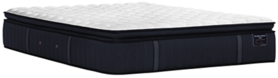 Stearns & Foster® Estate Collection Hurston Luxury Plush Euro Pillowtop Twin XL Mattress, White/Navy, large