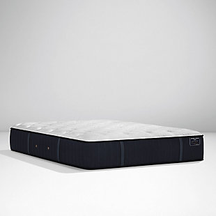 Stearns & Foster® Estate Collection Rockwell Luxury Ultra Firm Twin Long Mattress, White/Navy, rollover