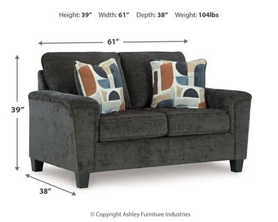Erinslane Loveseat Dimensions