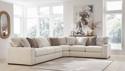 Abberson 4-Piece Sectional, Oatmeal