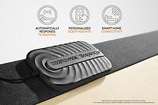Take your sleep to the next level with the TEMPUR-Ergo Smart Base. From custom head and foot positions to an automatic snore detection and response feature, this innovative base helps you sleep smarter. TEMPUR-Ergo's innovative sleep system tracks and responds to you and your partner, sharing what it learns along the way with an easy-to-use app. Its QuietMode™ can help relieve snoring by gently tilting your mattress to an anti-snore position. The base's zero-gravity preset takes the pressure off your back while you sleep–elevating your head and feet to simulate weightlessness. And with two-zone massage, you can unwind with soothing, gentle vibrations.Head and foot lift | Two-zone massage | Under-bed lighting | Sleeptracker® AI sensors detect snoring and gently tilt your mattress to an anti-snore position    | Zero clearance; 4-way adjustable legs  | USB ports | Zero-gravity preset takes pressure off your back while you sleep | Wireless remote control with presets | Expert analytics and personalized coaching through companion smartphone app  | Smart-home compatibility with voice control | Lift capacity 700 lbs. | 3-year full, 5-year parts, 25-year frame warranty
