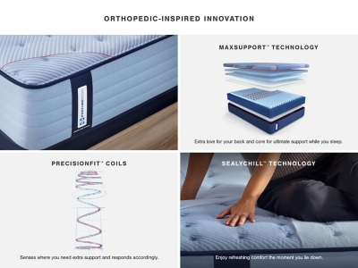 Sealy Posturepedic® Elite Brenham II Ultra Firm Twin XL Mattress, Blue, large