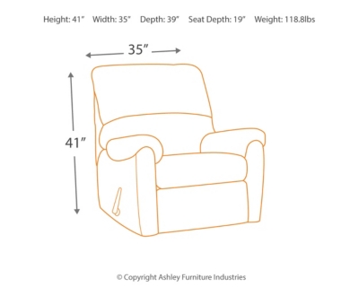 ashley furniture glider chair