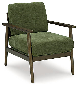 Bixler Showood Accent Chair, Olive, large