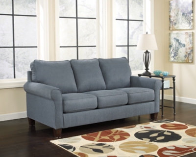 Zeth Full Sofa Sleeper, Denim, large