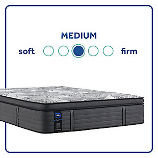 If that extra touch of support is just what you need for a sound night’s sleep, the Euclid Avenue medium Euro pillowtop twin mattress is your dream destination. Rest assured, it aims to please with targeted support for your back and core provided by an extra-supportive gel memory foam placed in the middle of the mattress. Plus, you’ll benefit from more support for your whole body and pressure-relieving comfort with a unique coil design and additional memory foam–all topped with a refreshing cool-to-touch cover and a cloud-like pillow top with a medium feel.Comfort level: medium Euro pillowtop | 14" profile | ComfortLoft™ knit cover with Chill™ and AllergenProtect™  | SealyCool™ gel memory foam: cushioning memory foam with gel for additional flexible, durable support | Targeted support | SealySupport™ soft gel foam comfort layer | Response Pro™ encased coil system: hourglass-shape coils encased so each coil moves independently, for targeted support and reduced motion transfer | DuraFlex™ coil edge system: high-density, flexible coil border surrounding the mattress for better edge support, more usable sleep surface and durability | SealySupport™ foam | 8 VertiCalifornia handles | 10-year limited warranty | Note: purchasing mattress and foundation from two different brands may void warranty | State recycling fee may apply
