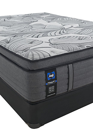 If that extra touch of support is just what you need for a sound night’s sleep, the Euclid Avenue soft Euro pillowtop twin mattress is your dream destination. Rest assured, it aims to please with targeted support for your back and core provided by an extra-supportive gel memory foam placed in the middle of the mattress. Plus, you’ll benefit from more support for your whole body and pressure-relieving comfort with a unique coil design and additional memory foam–all topped with a refreshing cool-to-touch cover and a cloud-like pillow top with a softer feel.Comfort level: soft Euro pillowtop | 14" profile | ComfortLoft™ knit cover with Chill™ and AllergenProtect™  | SealyCool™ gel memory foam: cushioning memory foam with gel for additional flexible, durable support | Targeted support | SealySupport™ soft gel foam comfort layer | Response Pro™ encased coil system: hourglass-shape coils encased so each coil moves independently, for targeted support and reduced motion transfer | DuraFlex™ coil edge system: high-density, flexible coil border surrounding the mattress for better edge support, more usable sleep surface and durability | SealySupport™ foam | 8 VertiCalifornia handles | 10-year limited warranty | Note: purchasing mattress and foundation from two different brands may void warranty | State recycling fee may apply