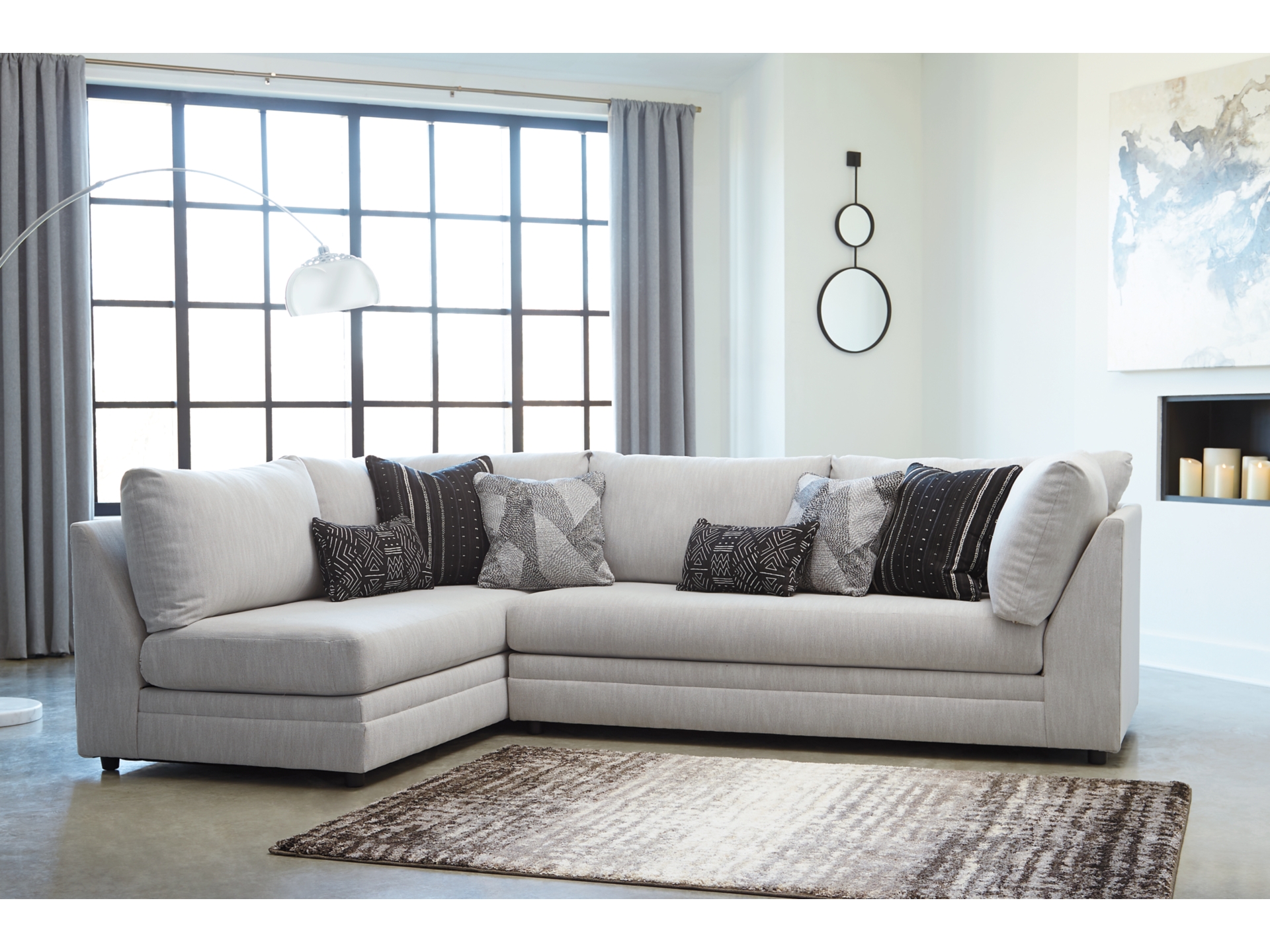 Image 0 of Neira 2-Piece Sectional Fog 