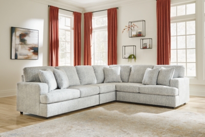 Playwrite 4-Piece Sectional, Gray