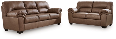 Whitlock Sofa and Loveseat, Caramel, large