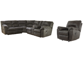 Tambo 2 Piece Manual Reclining Sectional Ashley