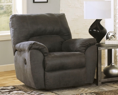 Tambo Recliner, Pewter, large