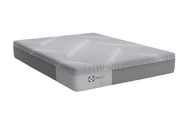 Looking for a firm mattress with body-hugging support? The Sealy Atwater Village 11" PP foam firm twin mattress features ComfortSense™ Gel Memory Foam and soft gel foam for body-hugging support, while the moisture-wicking antibacterial cover protects the mattress and helps you stay cool. Available in a firm feel.11" profile | Surface-Guard™ and MoistureProtect™ | ComfortSense™ Premium Memory Foam and SealySupport™ Gel Foam | SealySupport™ Gel Foam