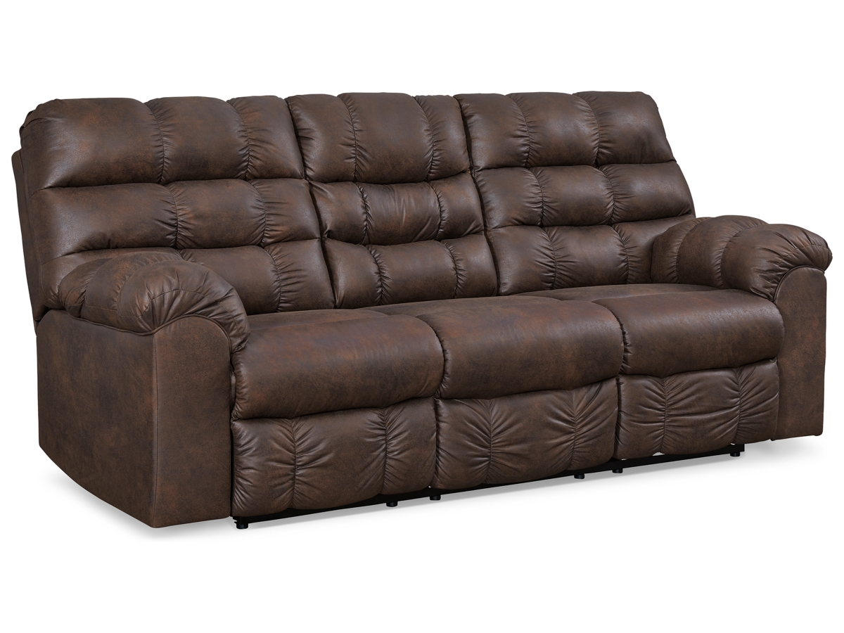 Derwin Manual Reclining Sofa with Drop Down Table Ashley