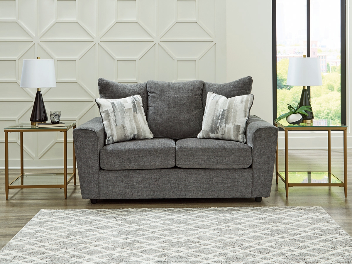 Ashley furniture store grey loveseat