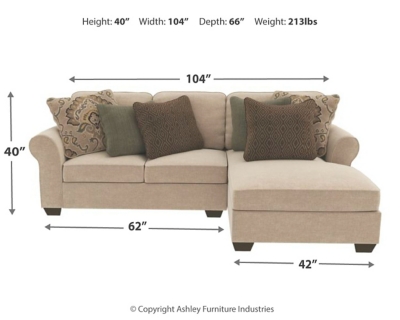 Ashley furniture deals wilcot sectional