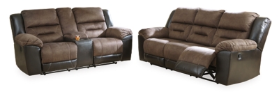 Earhart reclining store sofa set