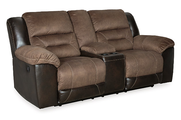 Earhart Manual Reclining Loveseat With Console Ashley Furniture Home - Reclining Loveseat With Console Slipcover