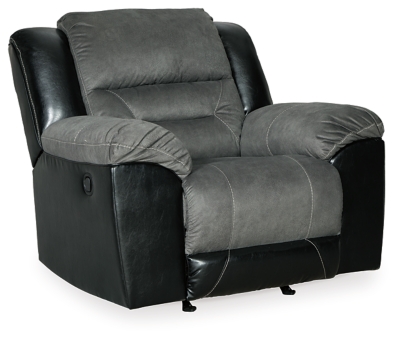 Earhart slate reclining discount loveseat