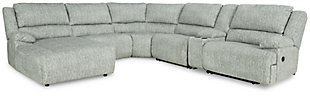 McClelland 6-Piece Reclining Sectional with Chaise, , large