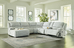 McClelland 6-Piece Reclining Sectional with Chaise, , rollover