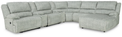 McClelland 7-Piece Reclining Sectional with Chaise, , large