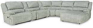 McClelland 7-Piece Reclining Sectional with Chaise, , large