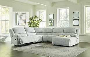 McClelland 5-Piece Reclining Sectional with Chaise, , rollover