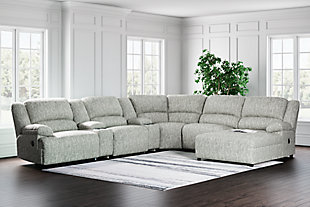 McClelland 7-Piece Reclining Sectional with Chaise, , rollover