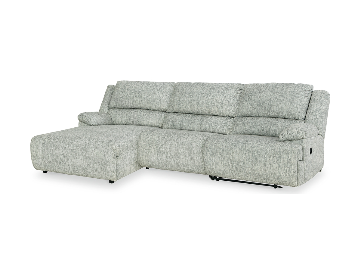 McClelland 3-Piece Manual Reclining Sectional with Chaise | Ashley