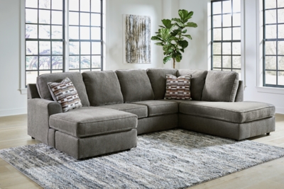 O'Phannon 2-Piece Sectional with Chaise, Putty, large