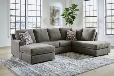 OPhannon 2-Piece Sectional with Chaise, Putty