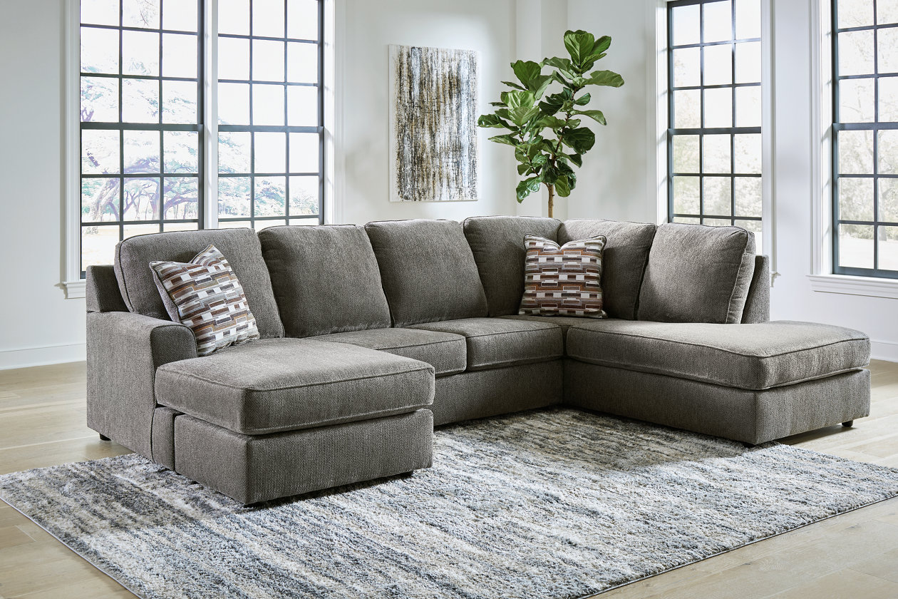 kontrast Spis aftensmad Fabel O'Phannon 2-Piece Sectional with Chaise | Ashley