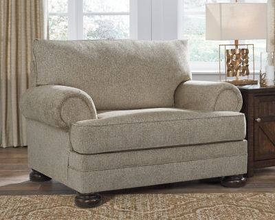 Ashley furniture oversized chair best sale and ottoman