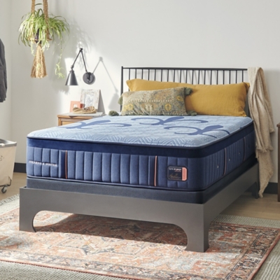 Stearns & Foster® Queen Lux Hybrid Firm, Indigo, large