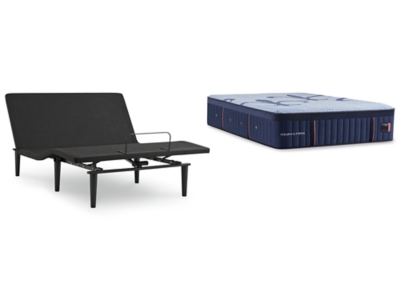 Stearns & Foster&reg; Mattress with Adjustable Base, Indigo, large