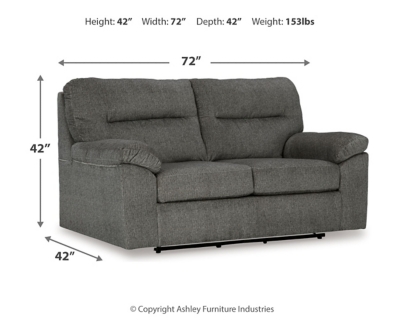 Bindura Glider Loveseat, , large