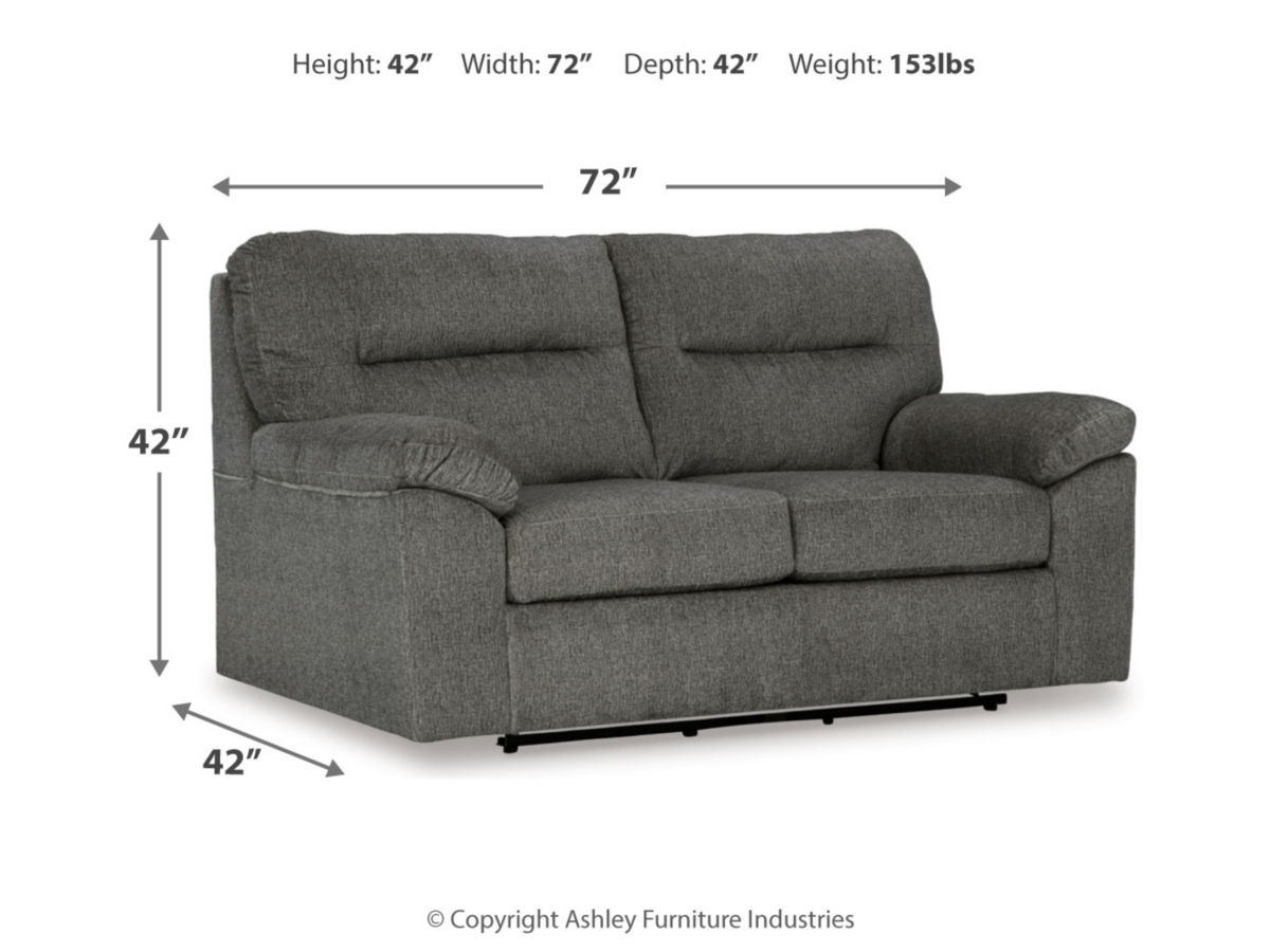 Bindura Glider Loveseat | Ashley
