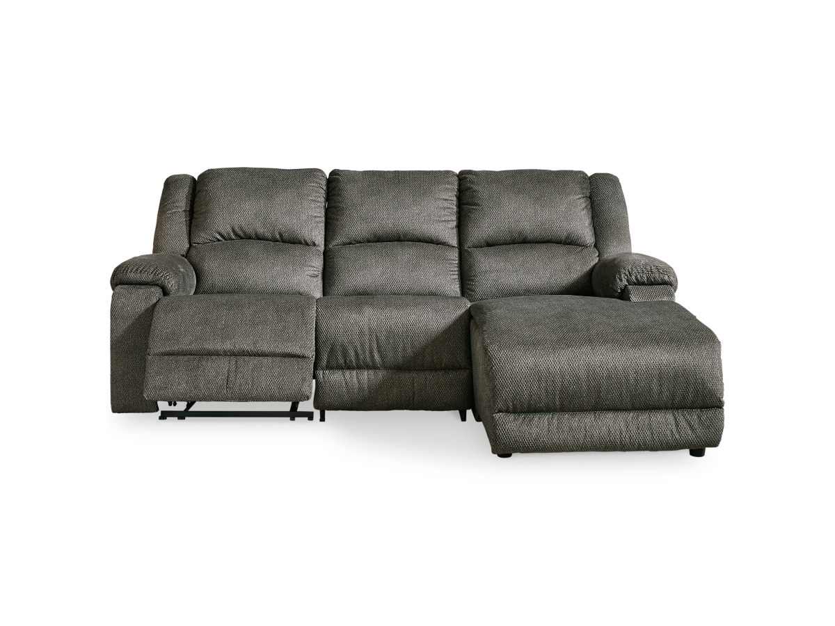 3 piece sectional with chaise and recliner sale