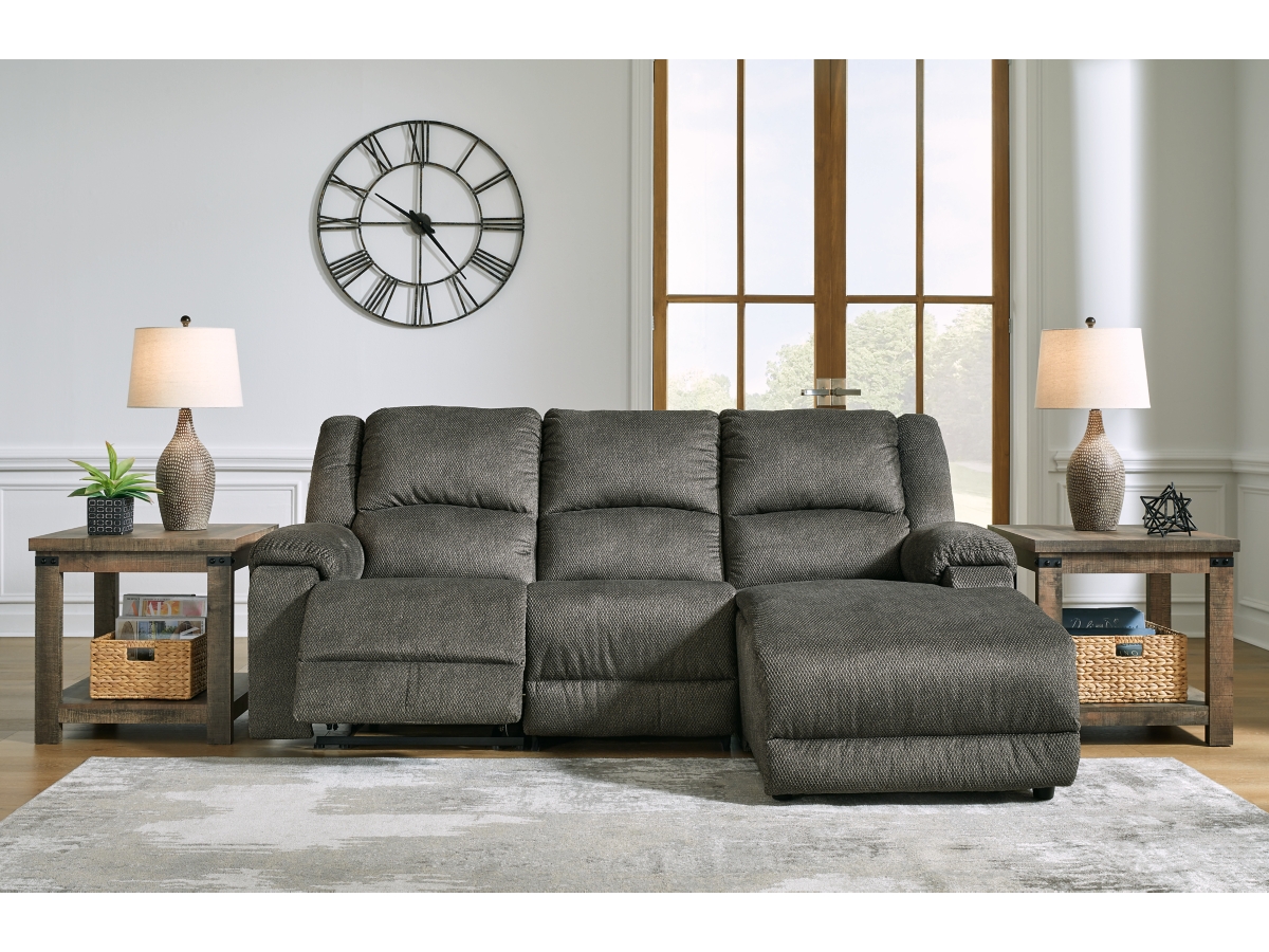 Clonmel 3 piece reclining deals sectional with chaise