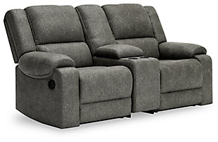 Benlocke 3-Piece Reclining Loveseat with Console, , large