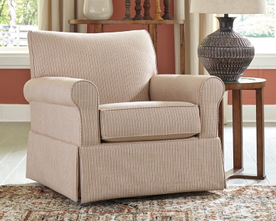 Almanza Swivel Glider Accent Chair, , rollover