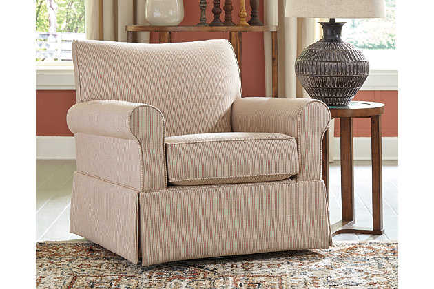 Almanza Swivel Glider Accent Chair, Swivel Armchairs For Living Room