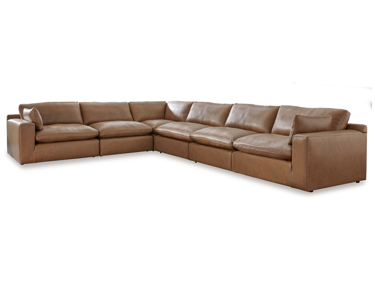 Emilia 6-Piece Leather Sectional | Ashley