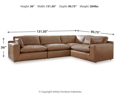 Emilia 4-Piece Sectional, , large