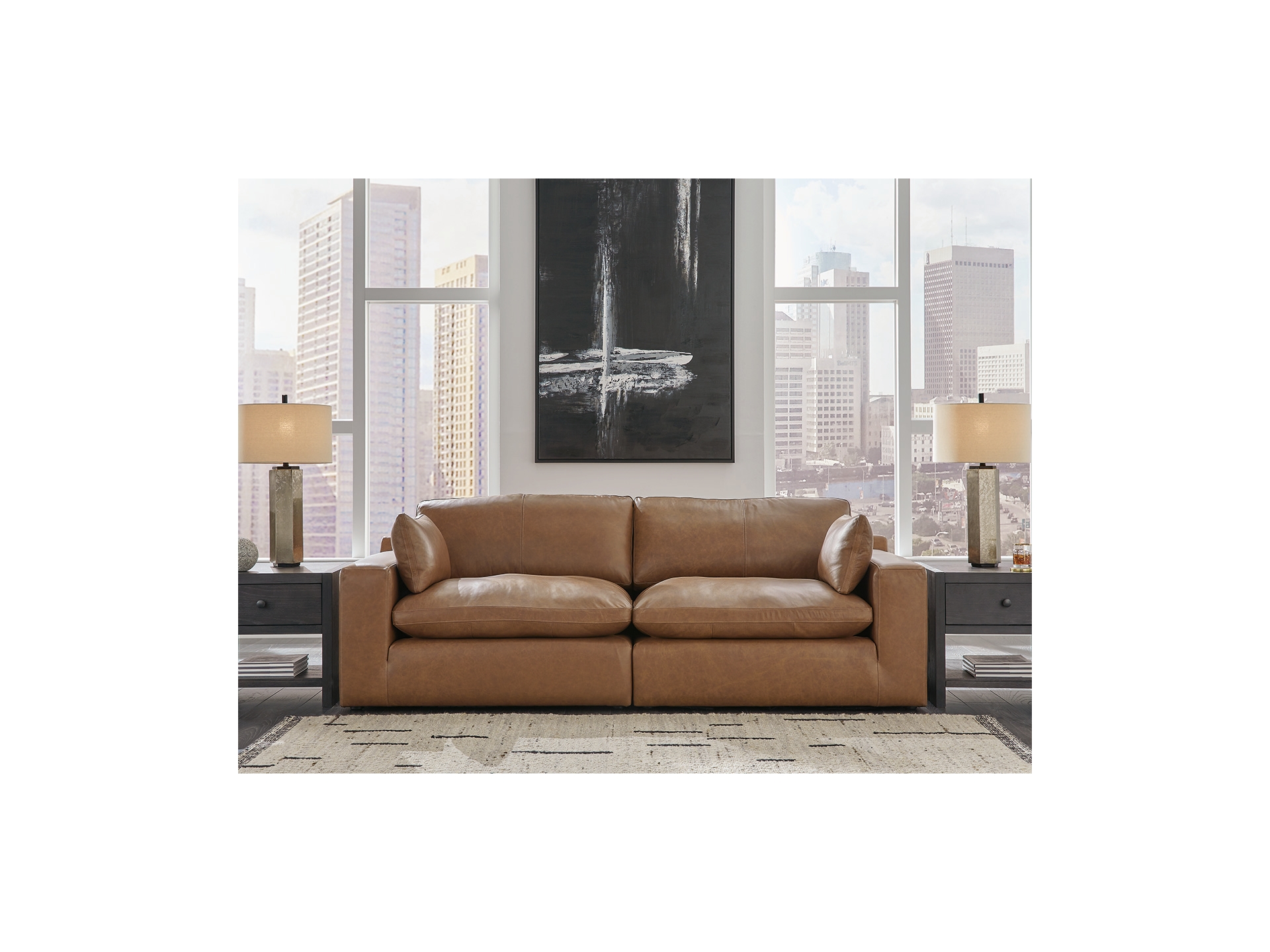 Image 2 of Emilia Leather Modular Sectional