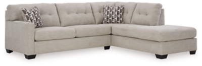 Mahoney 2-Piece Sectional with Chaise, Pebble, large