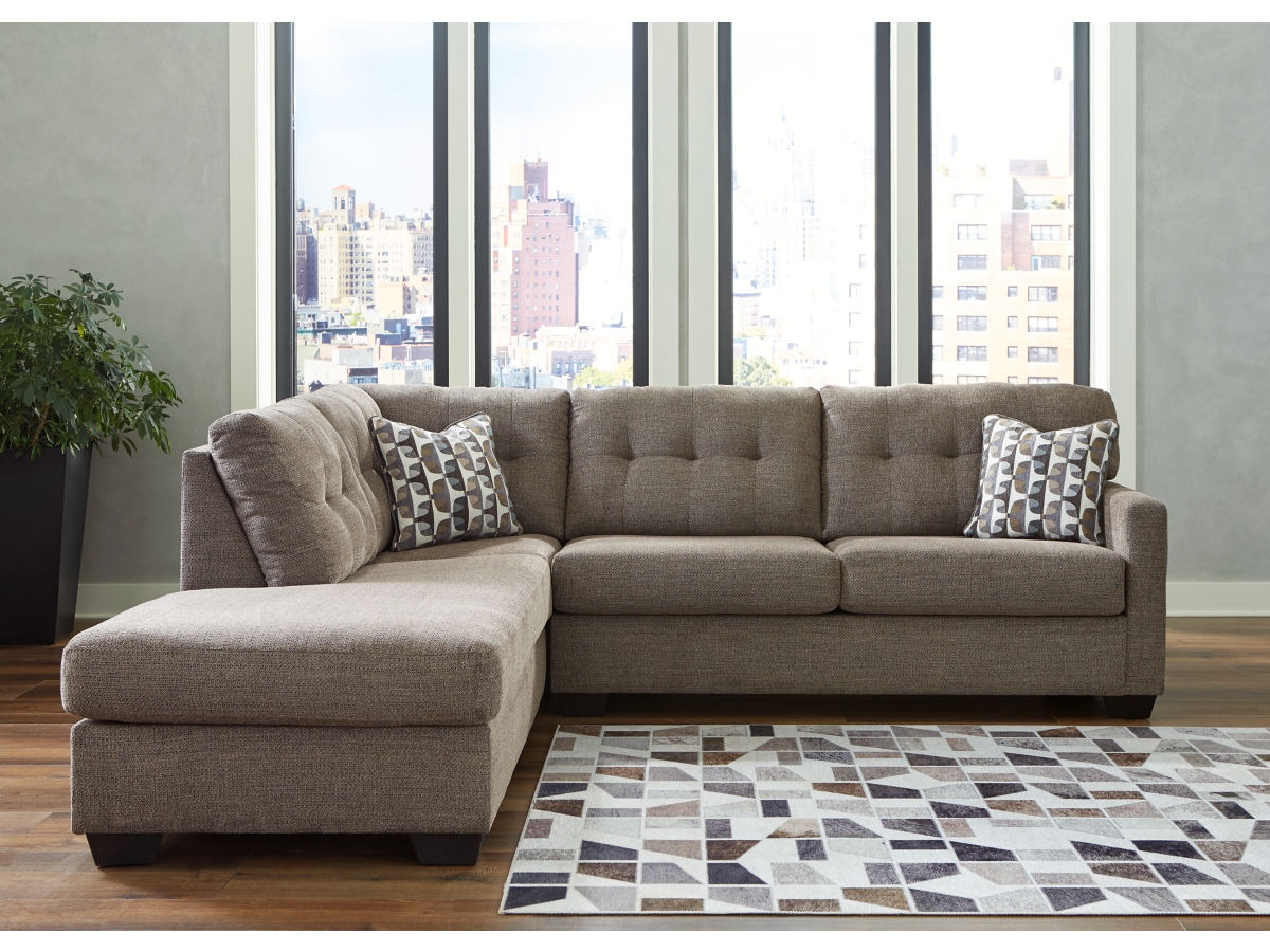 Mahoney 2 Piece Sleeper Sectional with Chaise Ashley