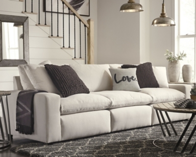 Savesto 3-Piece Sectional Sofa, Ivory, large